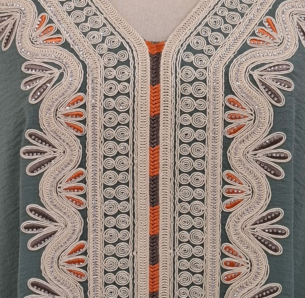 The Serene Stitch Abaya