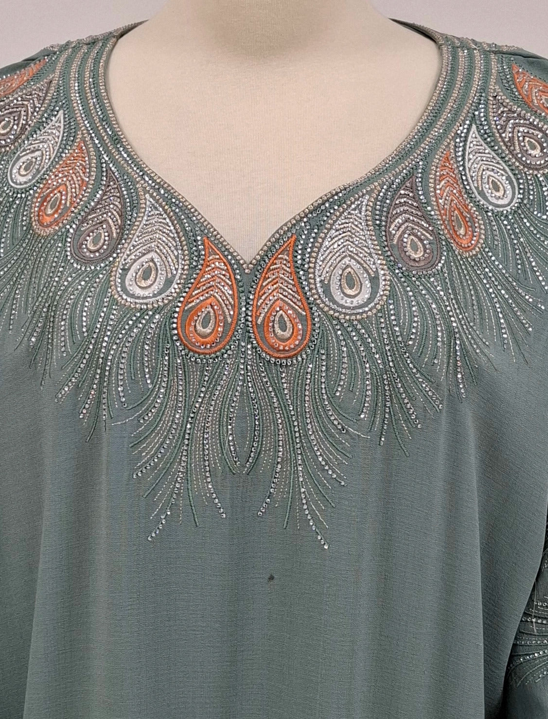 Peacock Ethereal Jalabiya.