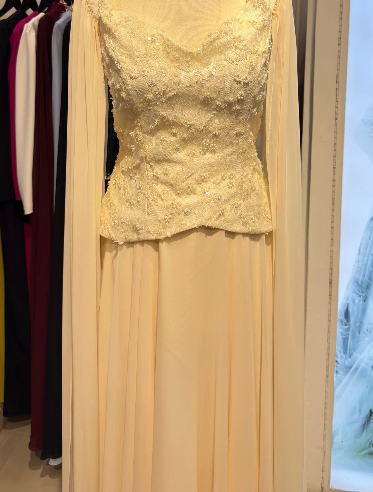 Float Sleeves Corset Dress