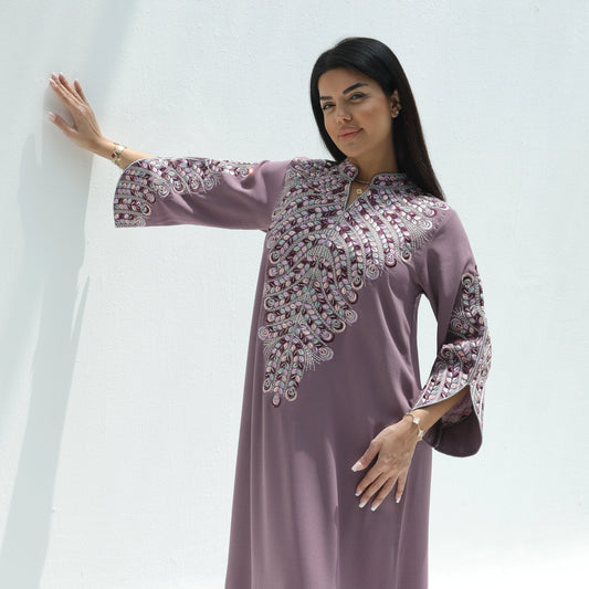 Peacock Plume Abaya.