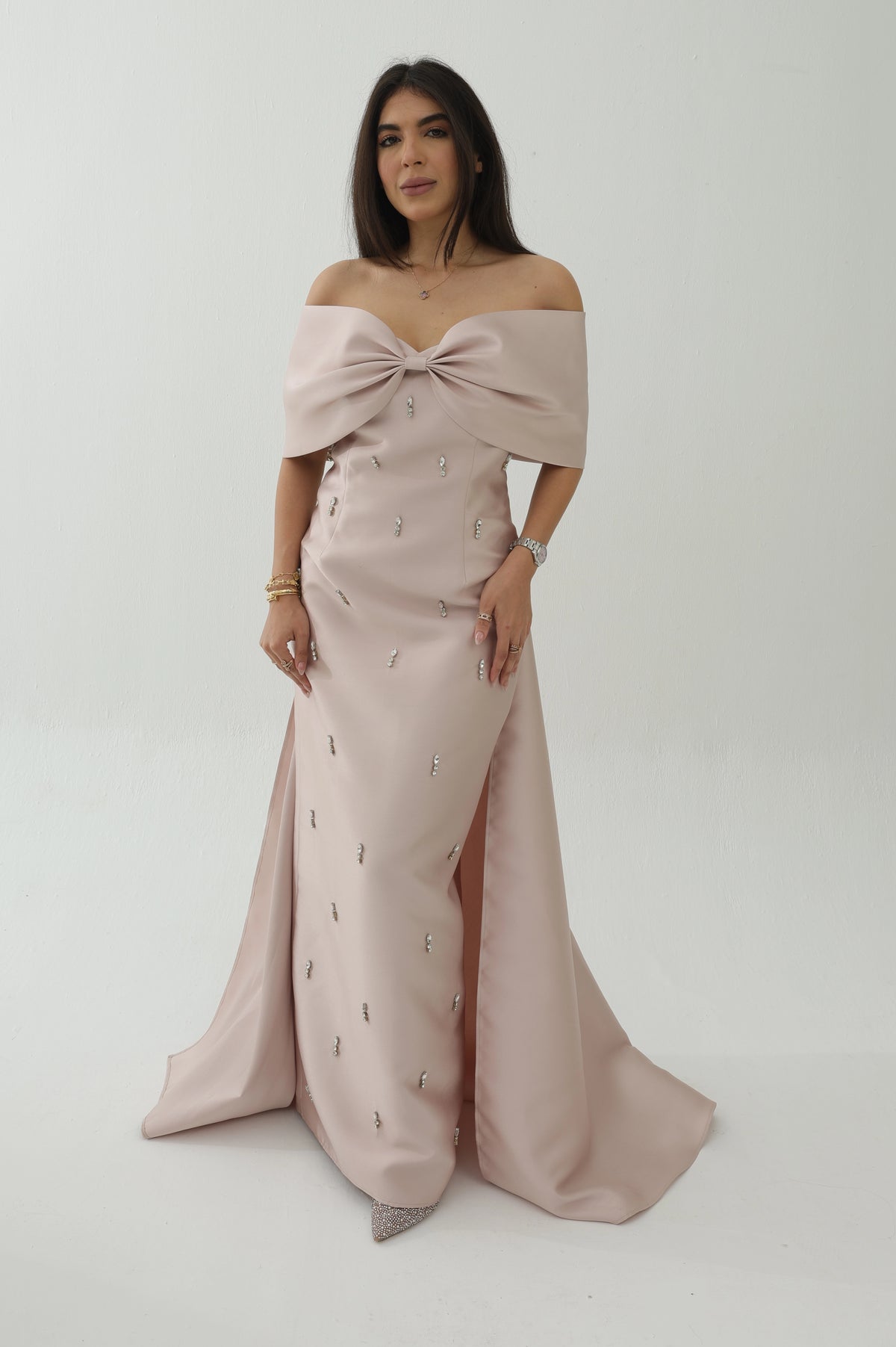 Fionka Velvet Rose Dress