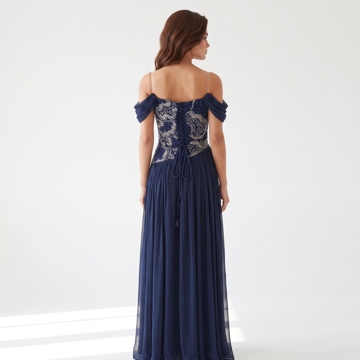 Celeste Organza Corset Gown.