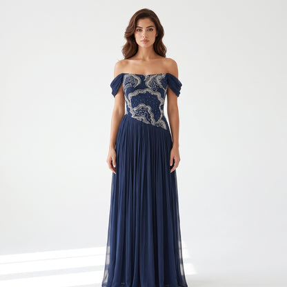 Celeste Organza Corset Gown.
