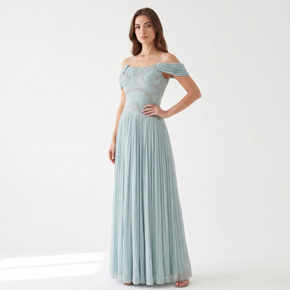 Celeste Organza Corset Gown.