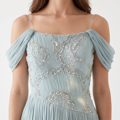 Celeste Organza Corset Gown.