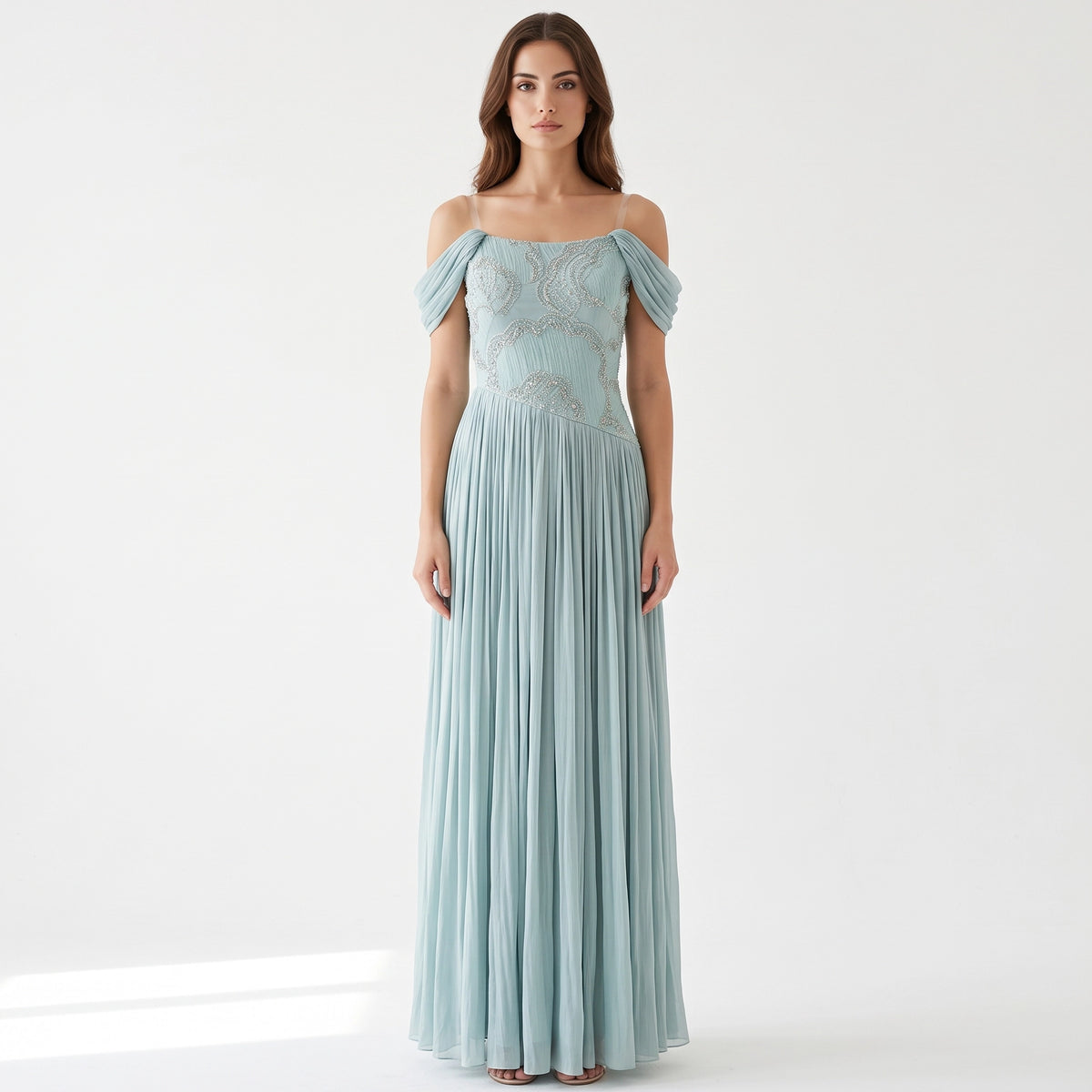 Celeste Organza Corset Gown.