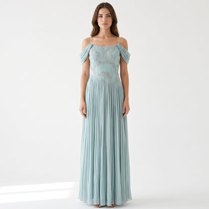 Celeste Organza Corset Gown.