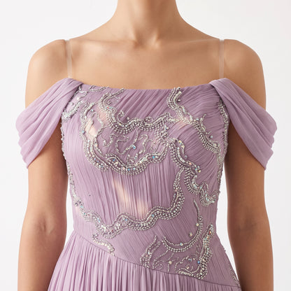 Celeste Organza Corset Gown.