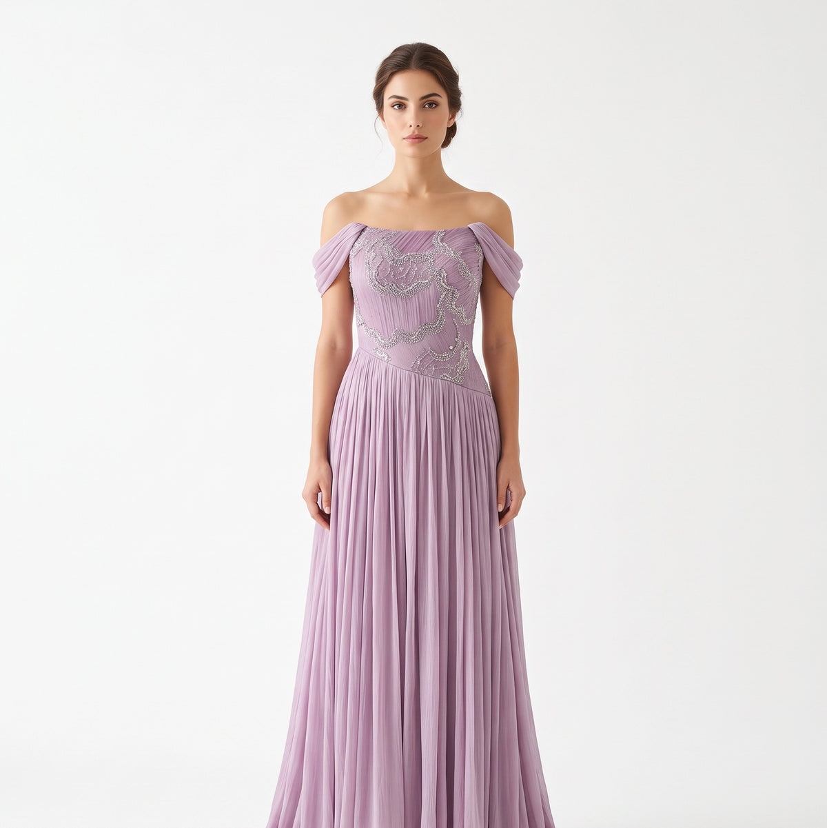 Celeste Organza Corset Gown.