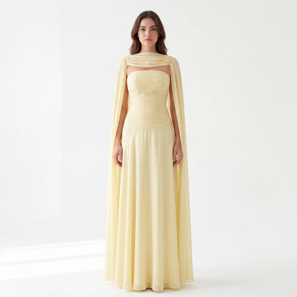 Draped Ruched Corset Dress.