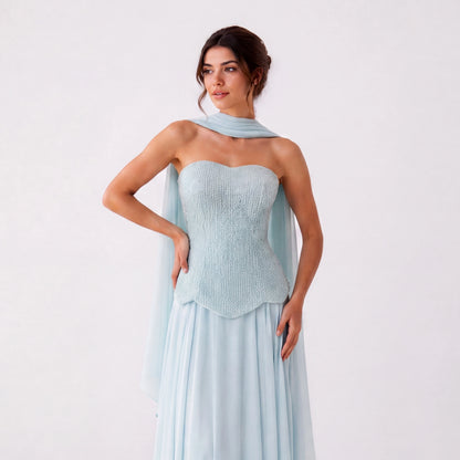 Celeste Crystal Couture Gown.