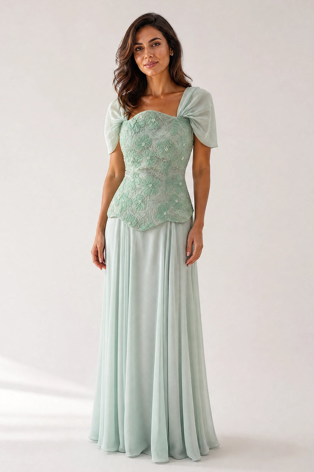 Bloom Floral Embellished Gown.