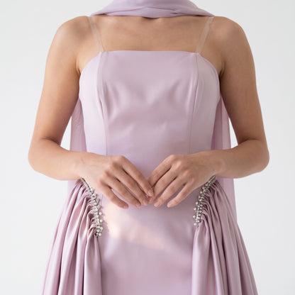 Satin Corset Cup Dress.