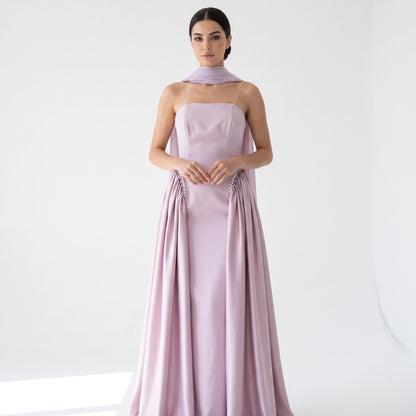 Satin Corset Cup Dress.