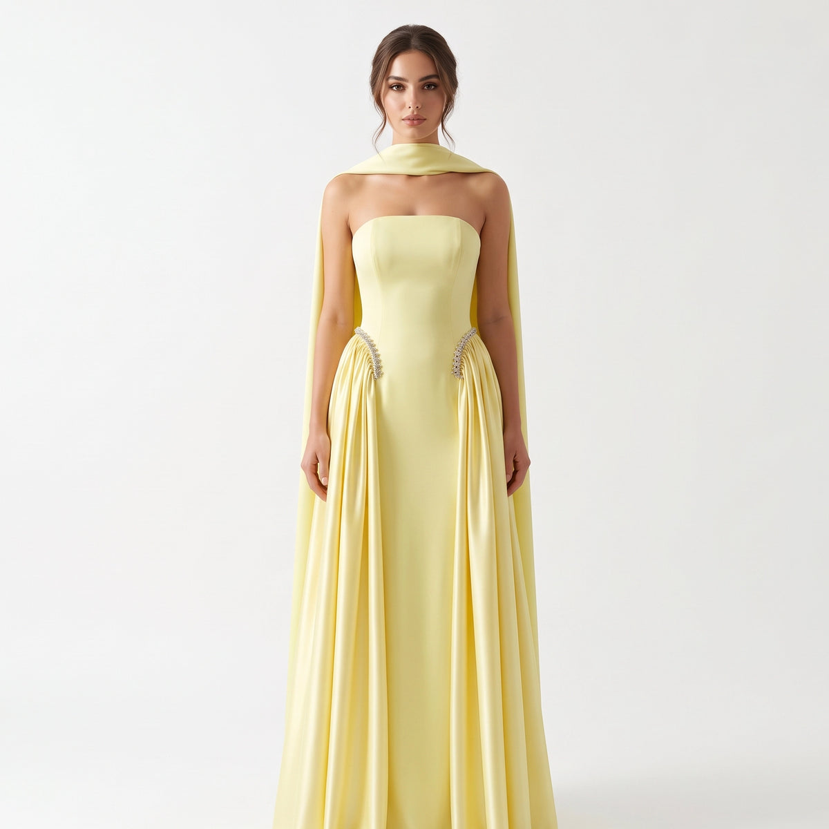 Satin Corset Cup Dress.
