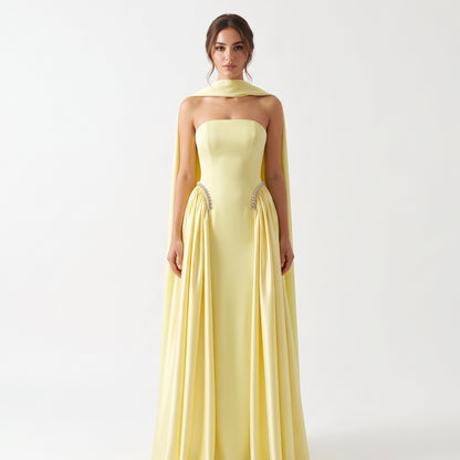 Satin Corset Cup Dress.