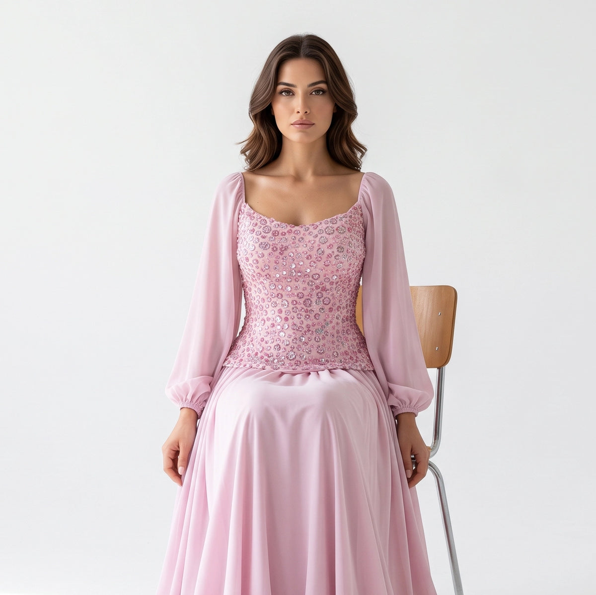 Valentina Embellished Corset Gown.