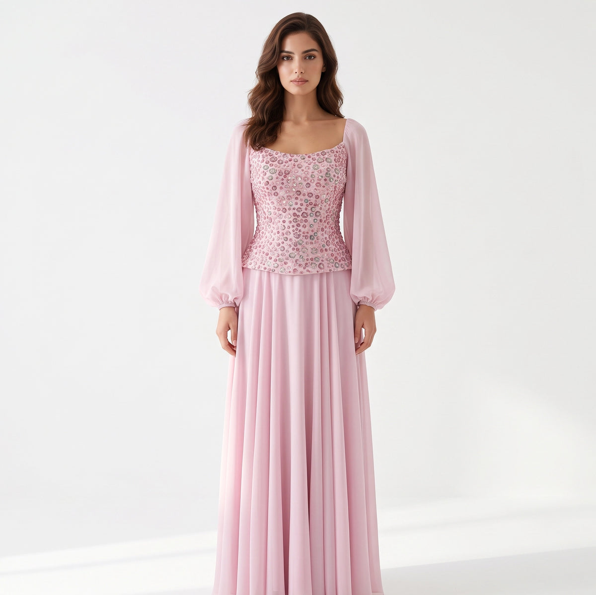 Valentina Embellished Corset Gown.