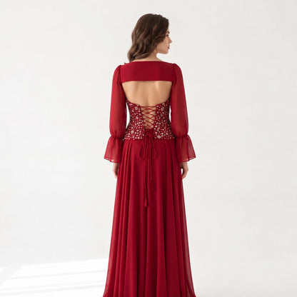 Valentina Embellished Corset Gown.