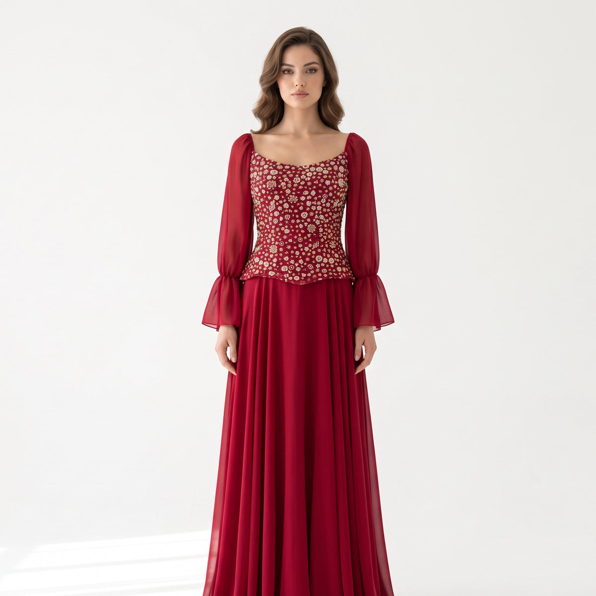 Valentina Embellished Corset Gown.
