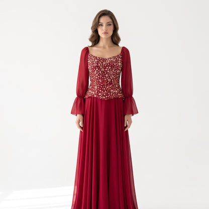 Valentina Embellished Corset Gown.