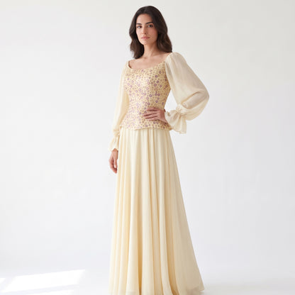 Valentina Embellished Corset Gown.