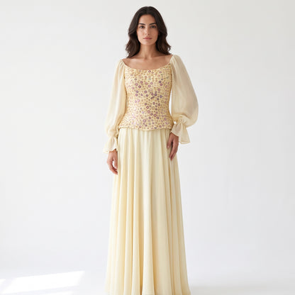 Valentina Embellished Corset Gown.