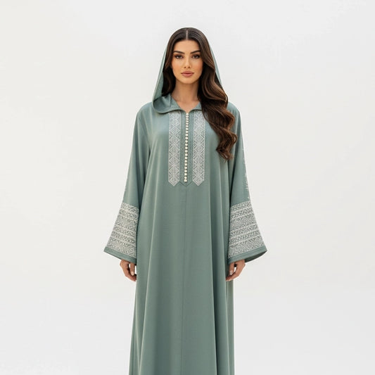 Elegant Long-Sleeved Abaya