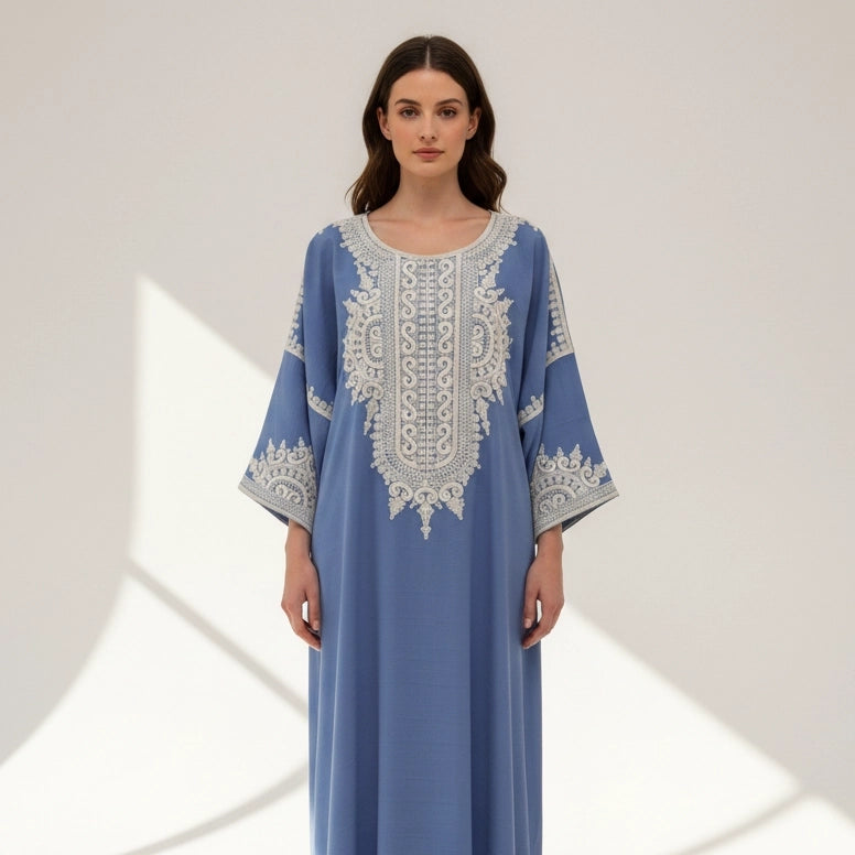 Traditional Embroidered Jalabiya.