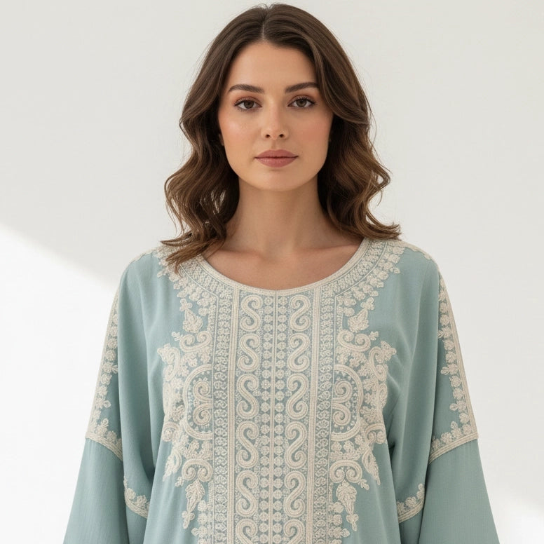 Traditional Embroidered Jalabiya.
