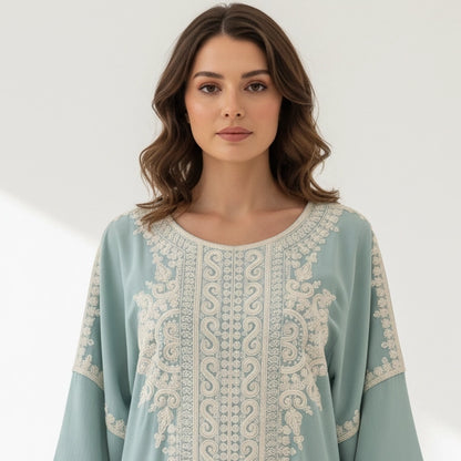 Traditional Embroidered Jalabiya.