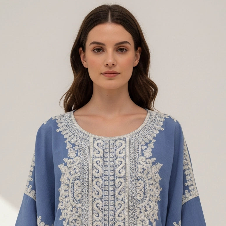 Traditional Embroidered Jalabiya.