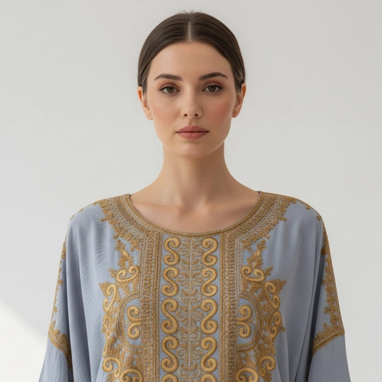 Traditional Embroidered Jalabiya.