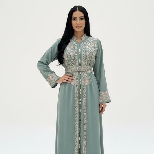 Turquoise Dream Kaftan