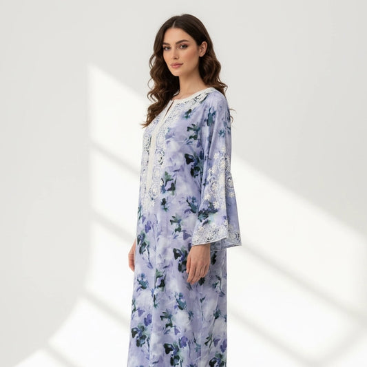 Embroidered Elegance Maxi