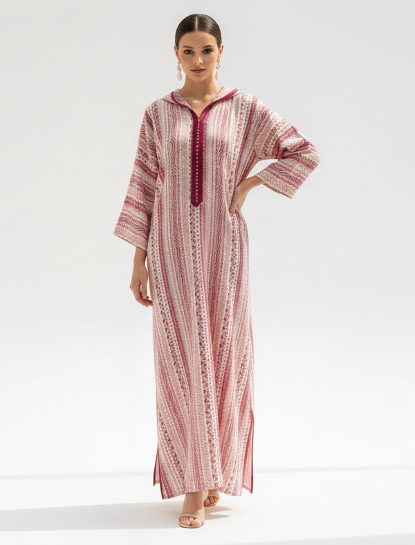 Nomad Chic Striped Jalabiya.