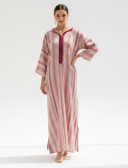 Nomad Chic Striped Jalabiya.