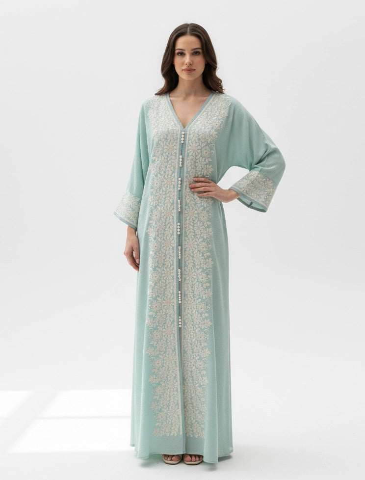 Floral Lattice Maxi