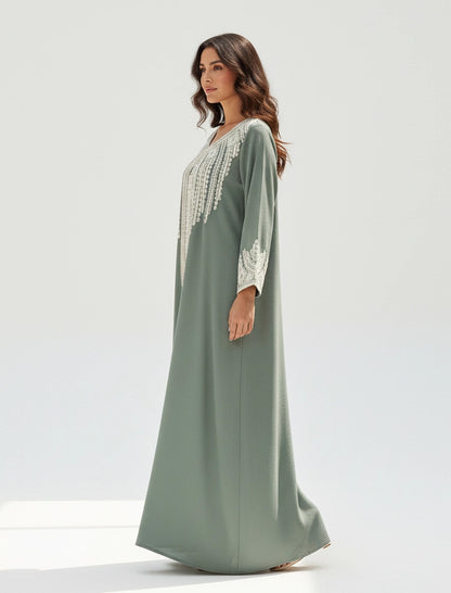 Serene Elegance Jalabiya