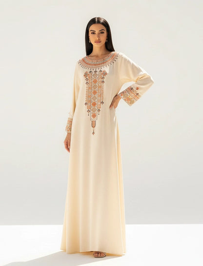 Artisanal Patterned Abaya