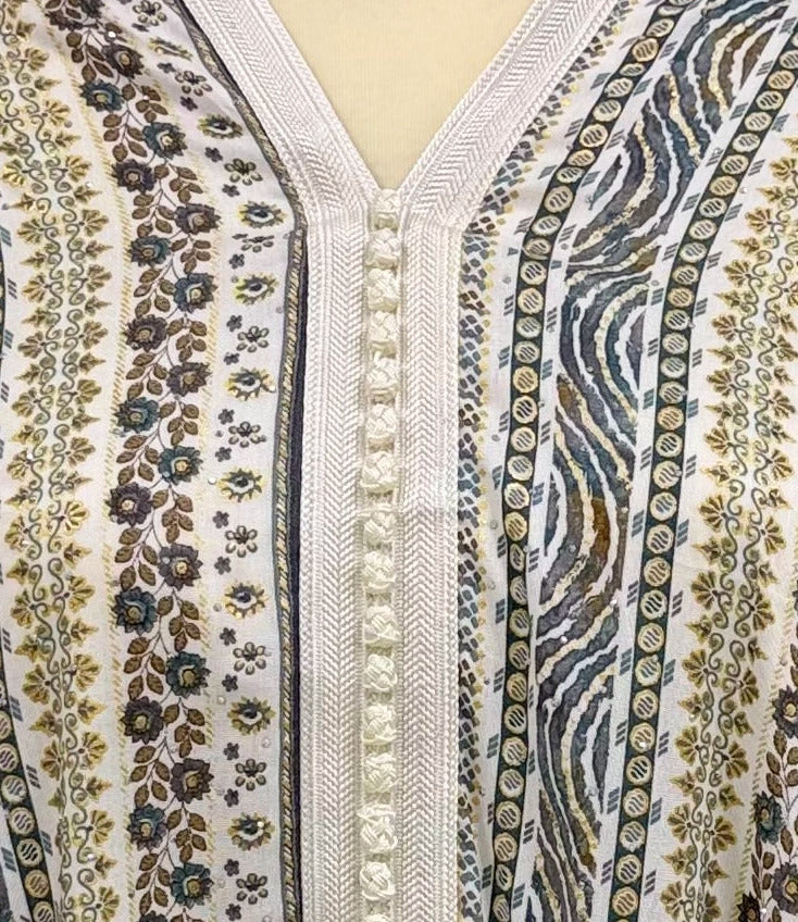 Nomad Chic Striped Jalabiya.