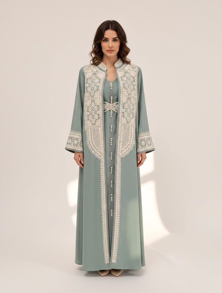 Embroidered Multicolor Bishet.