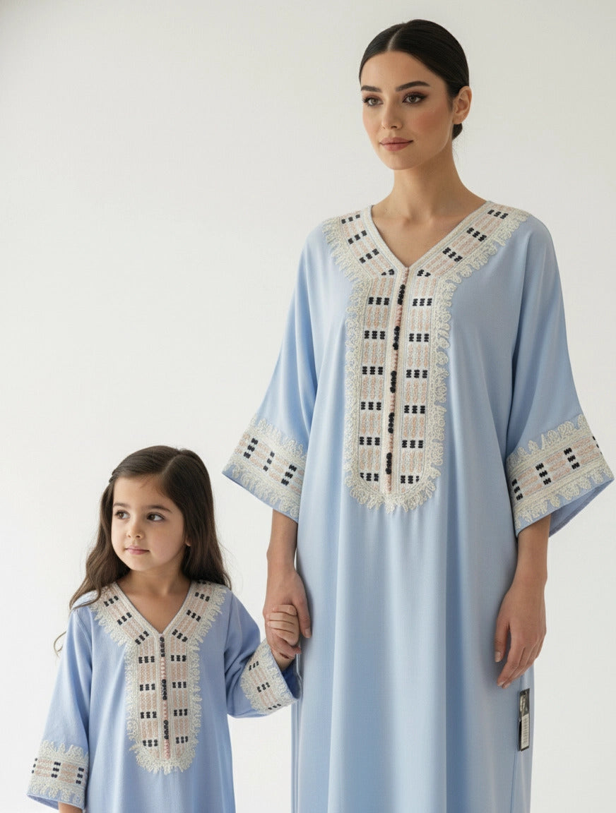 Regal Stitch Jalabiya. ( Little Girl )