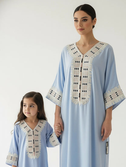 Regal Stitch Jalabiya. ( Little Girl )