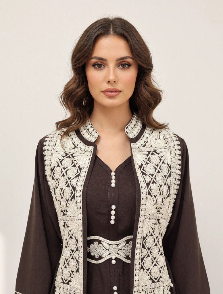 Embroidered Multicolor Bishet.