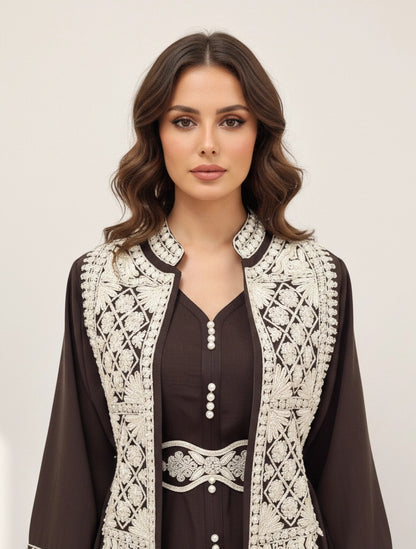 Embroidered Multicolor Bishet.