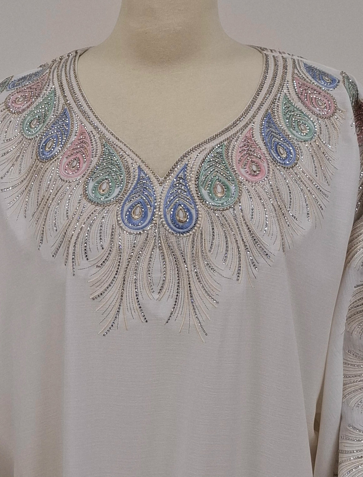 Peacock Ethereal Jalabiya.