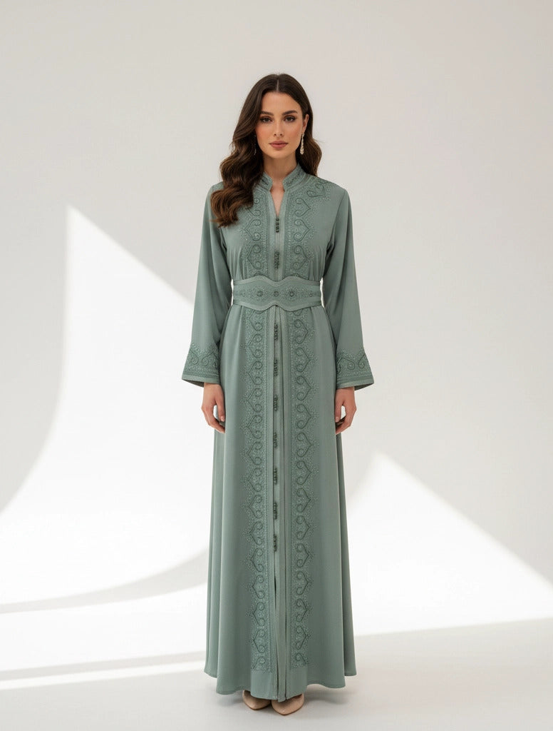 High Neck Kaftan
