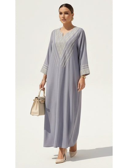 ​Geometric Elegance Abaya