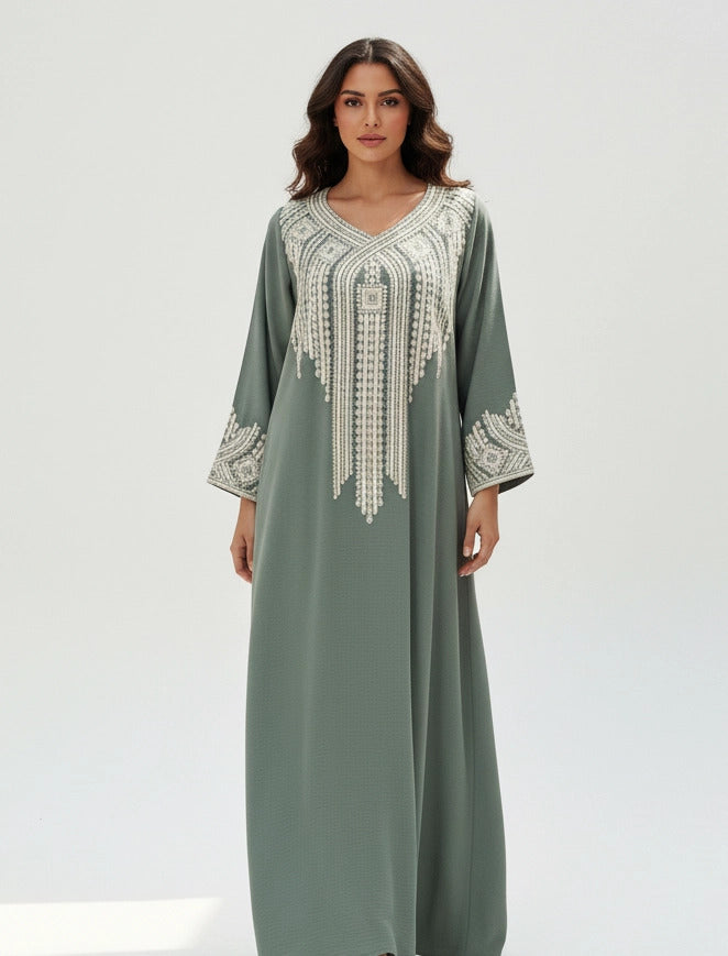 Serene Elegance Jalabiya